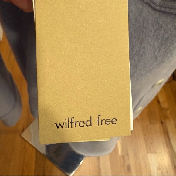 Aritzia | Wilfred Free | Merino Wool Shacket | Light Blue/Grey | Size XS | NWT ✨ - Picture 12 of 15